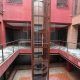 Estructura autoportante para ascensor en patio interior Edificio Los Carlos Totana.